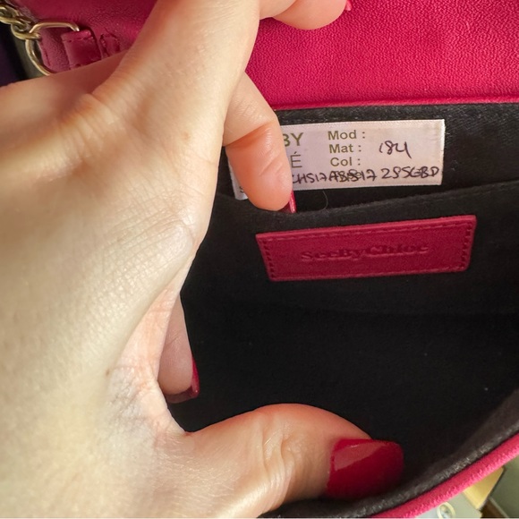 See By Chloe  cross-body  Pink  bag size S - Picture 13 of 15